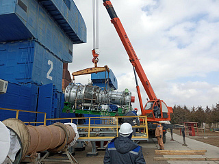 Muborakdagi kompressor stansiyasiga gaz turbinali dvigatel o‘rnatish ishlari boshlandi